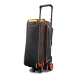 Hammer Premium Black/Orange 3 Ball Triple Roller Bowling Bag suitcase league tournament play sale discount coupon online pba tour