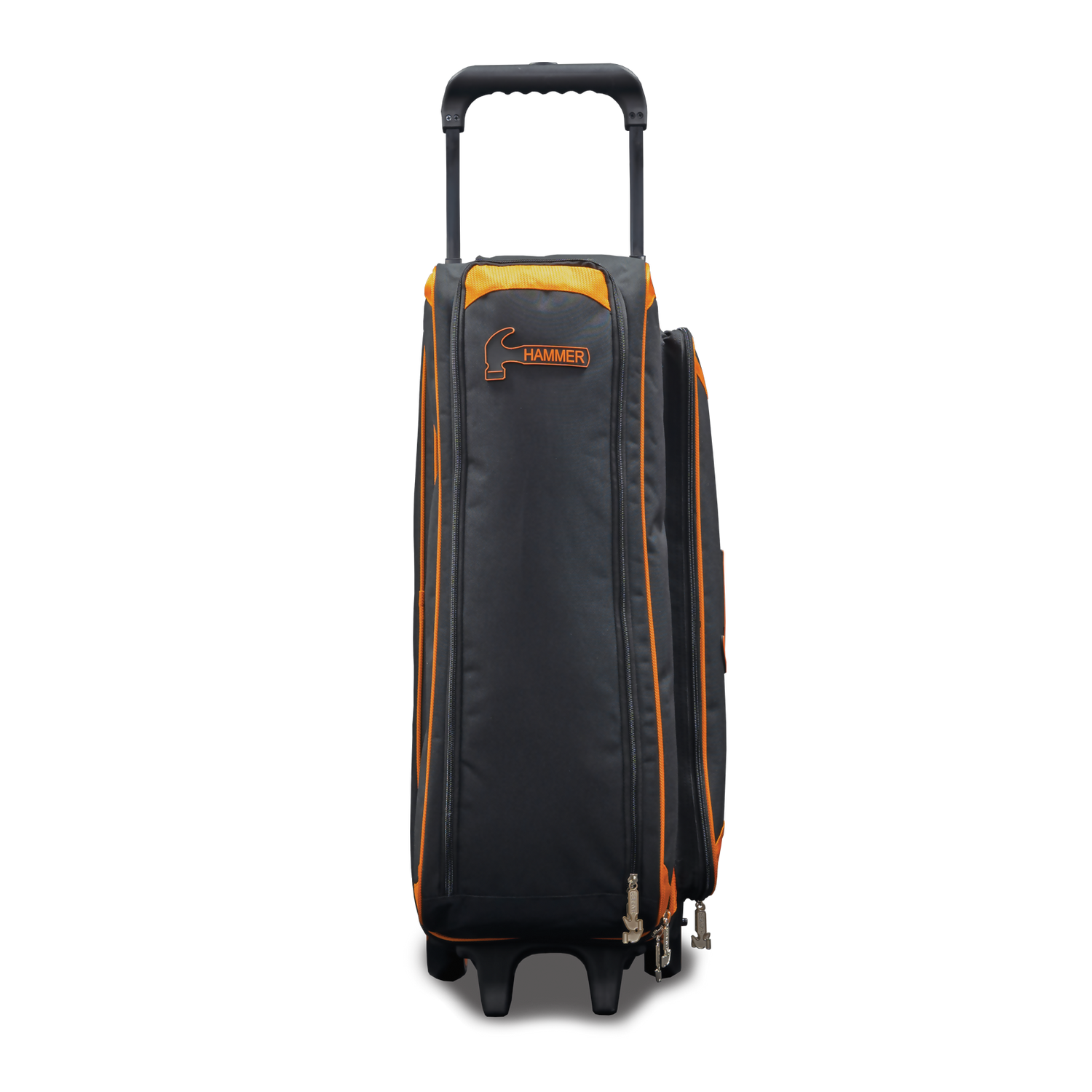 Hammer Premium Black/Orange 3 Ball Triple Roller Bowling Bag Inside