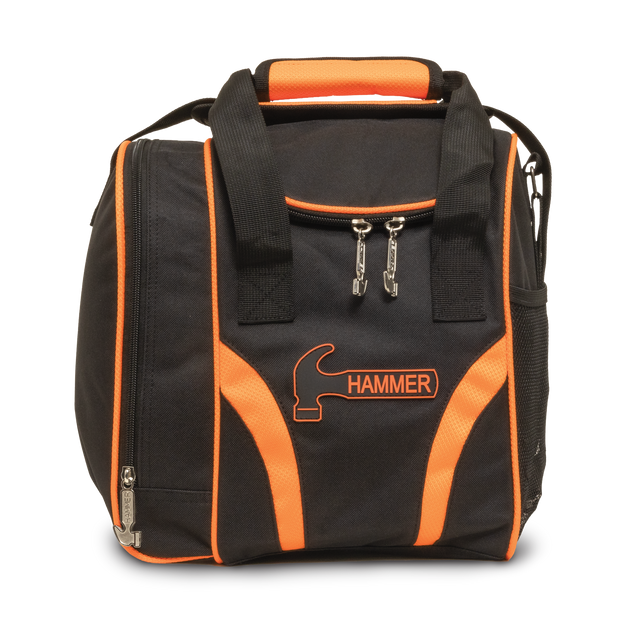 Hammer Tough 1 Ball Single Tote Orange Bowling Bag suitcase league tournament play sale discount coupon online pba tour