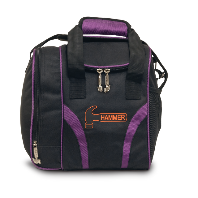 Hammer Tough 1 Ball Single Tote Purple Bowling Bag suitcase league tournament play sale discount coupon online pba tour
