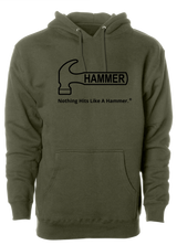 Hammer Bowling Black Tagline Hoodie