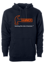 Hammer Bowling Orange Tagline Hoodie