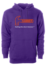 Hammer Bowling Orange Tagline Hoodie