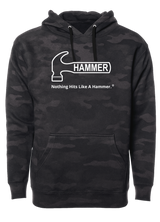 Hammer Bowling White Tagline Hoodie