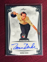 2023 Leaf PBA Trading Card Norm Duke Auto