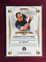 2023 Leaf PBA Trading Card EJ Tackett On Card Auto