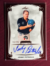 2023 Leaf PBA Trading Card Johnny Petraglia Ruby Auto /25
