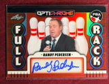 2025 Leaf Eclectic PBA Randy Pedersen Full Rack Red Optichrome Auto /9