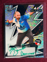 2025 Leaf Eclectic PBA Dom Barrett Flash White Auto /10