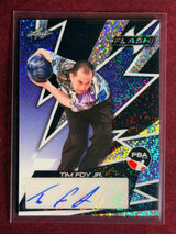 2025 Leaf Eclectic PBA Tim Foy Jr. Flash Blue Auto /8