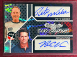 2025 Leaf Eclectic PBA Pete Weber & Brian Voss Duo Graphic Auto /10