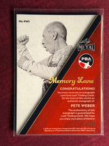 2024 Leaf Metal PBA Pete Weber Memory Lane PBA HOF 13/20