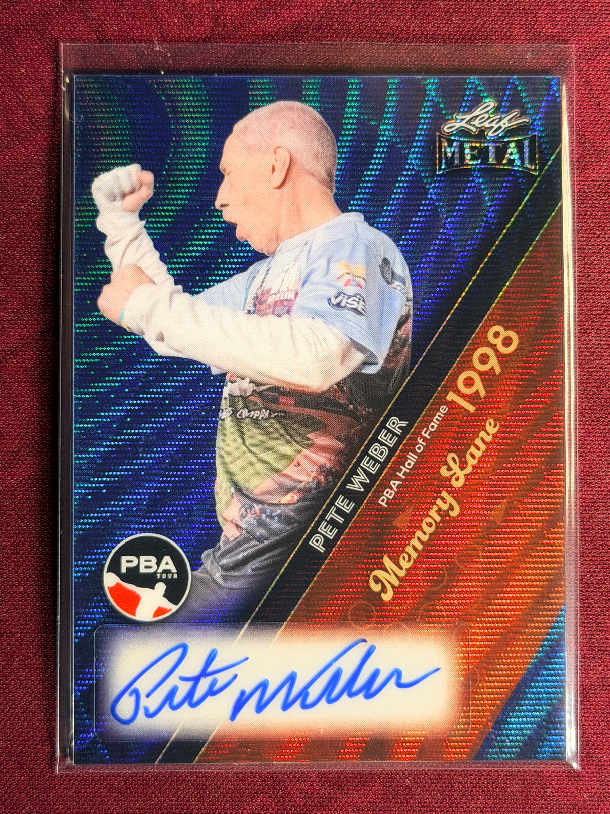 2024 Leaf Metal PBA Pete Weber Memory Lane PBA HOF 5/25