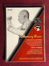 2024 Leaf Metal PBA Pete Weber Memory Lane PBA HOF 26/49