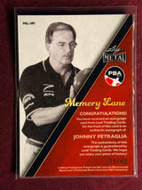 2024 Leaf Metal PBA Johnny Petraglia Memory Lane PBA HOF 19/49