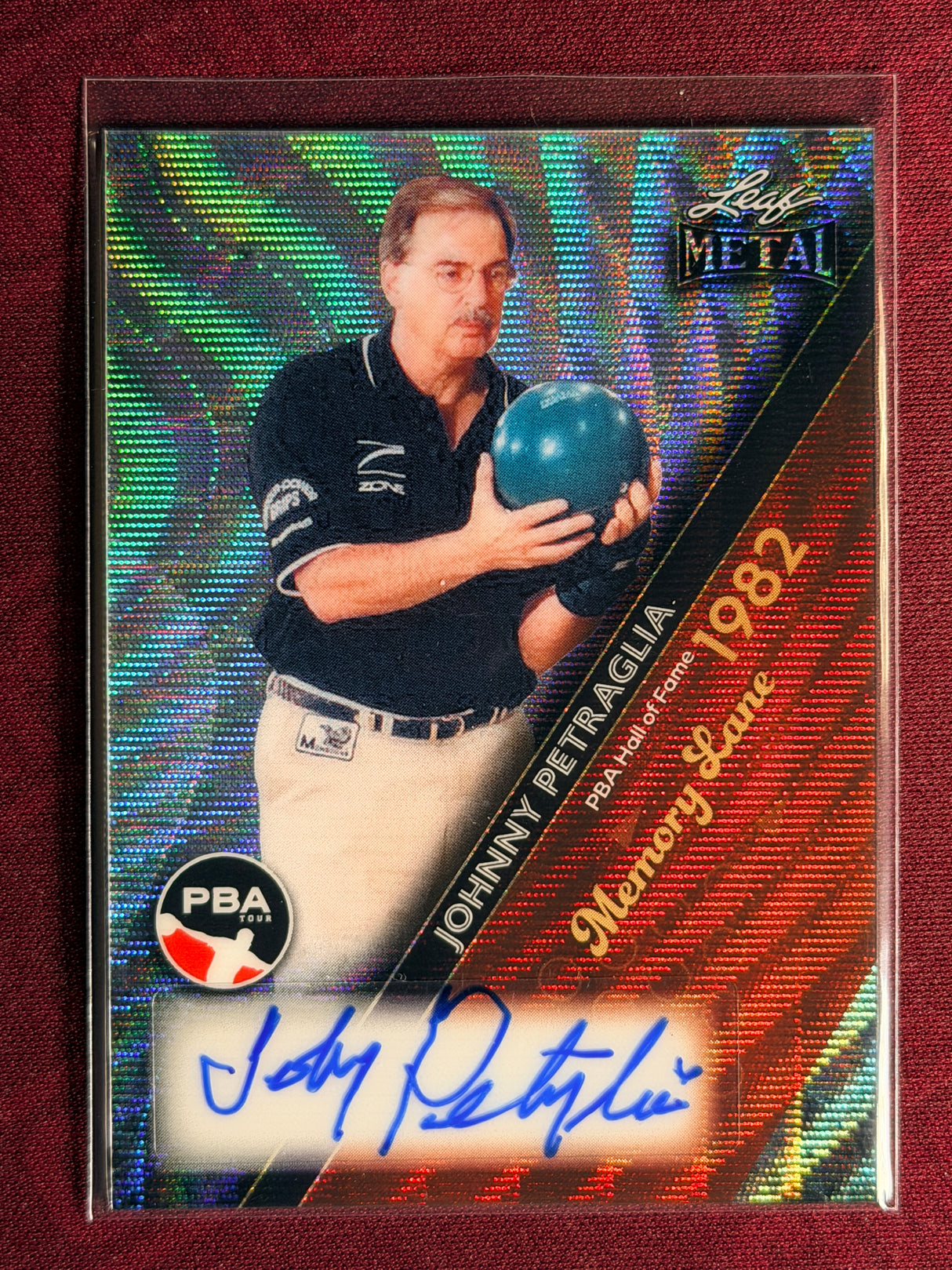 2024 Leaf Metal PBA Johnny Petraglia Memory Lane PBA HOF 25/49