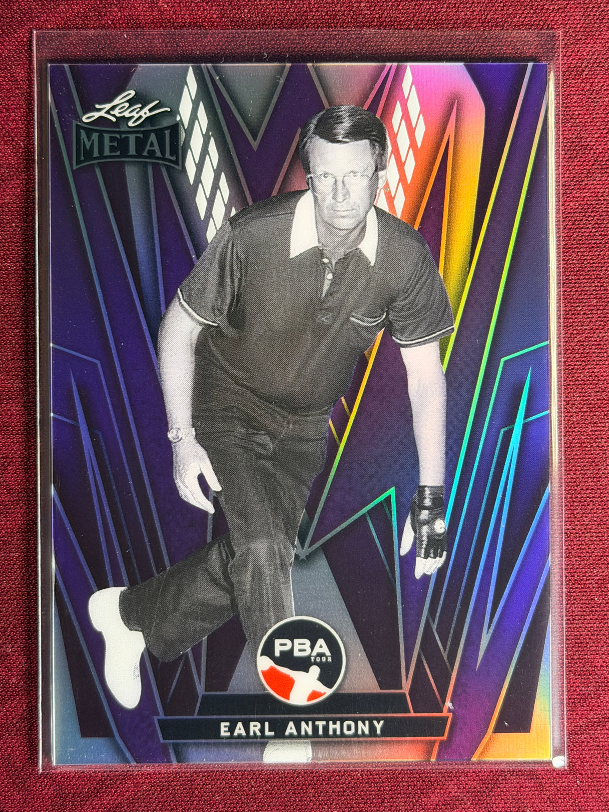2024 Leaf Metal PBA Earl Anthony Purple 13/20