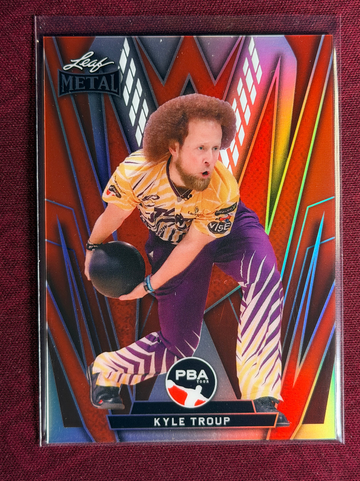 2024 Leaf Metal PBA Kyle Troup Red 2/15