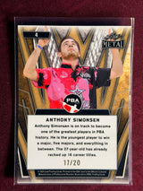 2024 Leaf Metal PBA Anthony Simonsen Purple 17/20