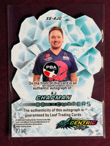 2025 Leaf Eclectic PBA AJ Chapman X-Centric Dye Cut Auto 7/10