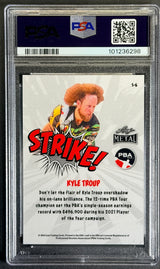 2024 Leaf Metal PBA Kyle Troup Strike Lava Case Hit SSP PSA 8 - POP 1