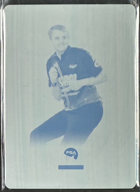 2023 Leaf PBA Trading Card Richie Teece Silver Printing Plate 1/1 SP
