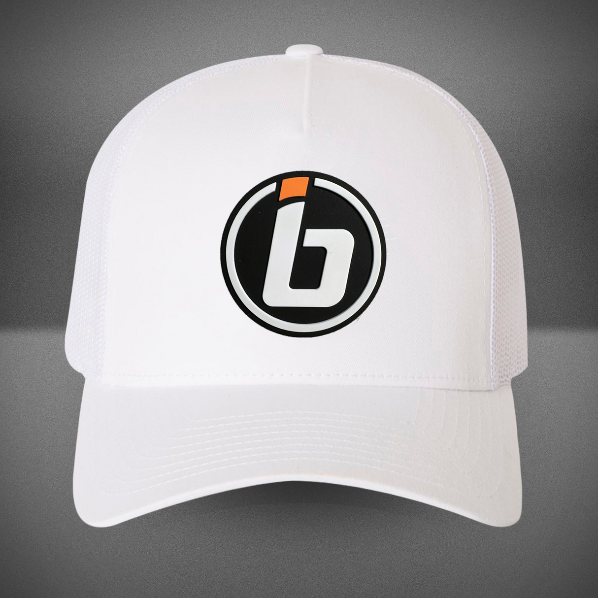 Inside Bowling Retro Trucker Hat White