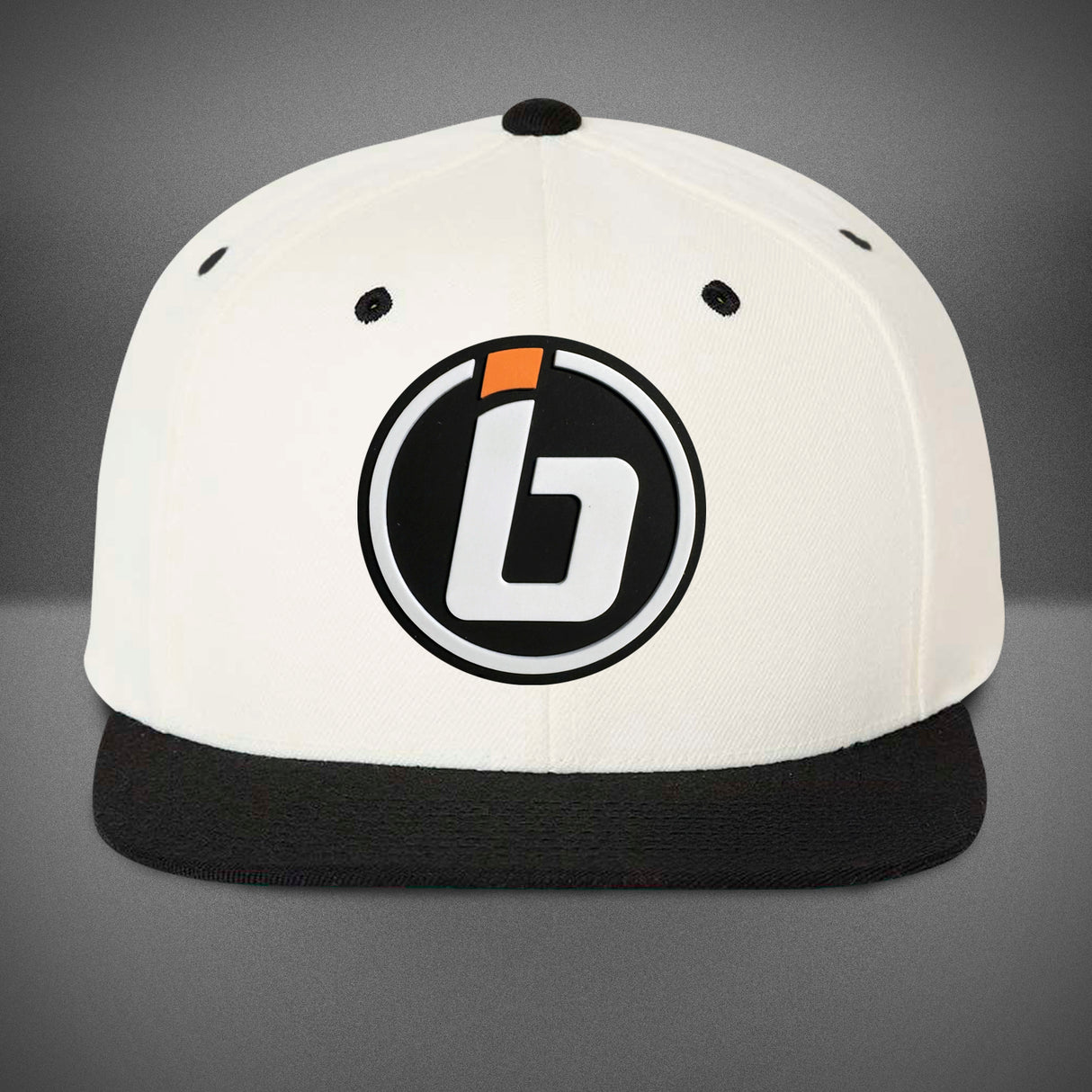 Inside Bowling Flat Bill Snapback Cap Natural/Black