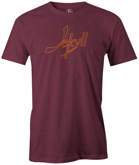 columbia 300 jekyll bowling ball shirt tee shirt t-shirt maroon