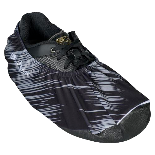 KR Strikeforce Flexx Shoe Cover Grey Scratch * Dura Flexx Ultra Stretch material for easy on, easy off * Defends bowling shoes from offensive elements, inside and outside of the bowling center * Waterproof soles * Easily slips over bowling shoes * Sold in pairs * One size fits most