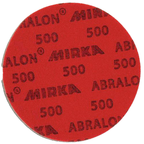 KR Abralon Pad 500 Grit * Grit goes from lowest (Most Abrasive) to highest (Least Abrasive) * Sold Individually * Used wet or dry The industry standard in ball surface maintenance creates a consistent and reliable finish, lasting 5X longer than sandpaper.  Abralon sanding pads use silicon carbide particles that are precision sifted to a consistent grain size, then bonded evenly to a sixinch round fabric face for the most even scratch pattern available.