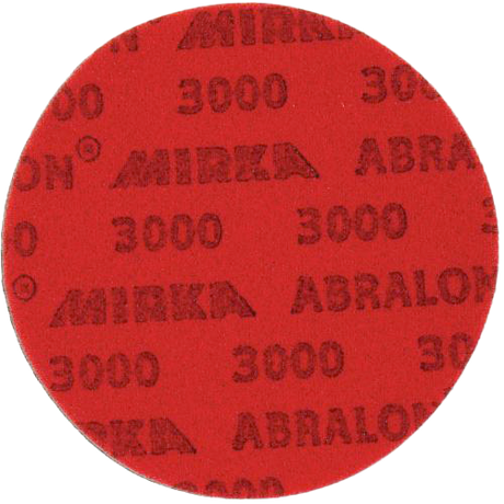 KR Abralon Pad 3000 grit * Grit goes from lowest (Most Abrasive) to highest (Least Abrasive) * Sold Individually * Used wet or dry The industry standard in ball surface maintenance creates a consistent and reliable finish, lasting 5X longer than sandpaper.  Abralon sanding pads use silicon carbide particles that are precision sifted to a consistent grain size, then bonded evenly to a sixinch round fabric face for the most even scratch pattern available.