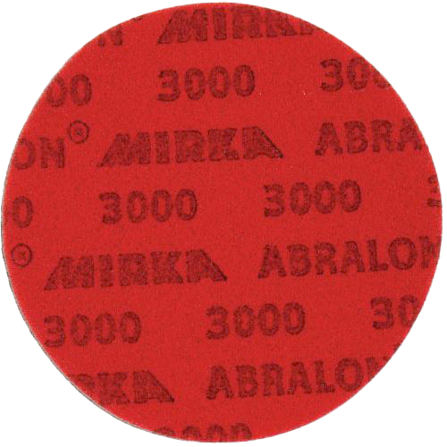 KR Abralon Pad 3000 grit * Grit goes from lowest (Most Abrasive) to highest (Least Abrasive) * Sold Individually * Used wet or dry The industry standard in ball surface maintenance creates a consistent and reliable finish, lasting 5X longer than sandpaper.  Abralon sanding pads use silicon carbide particles that are precision sifted to a consistent grain size, then bonded evenly to a sixinch round fabric face for the most even scratch pattern available.