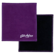 KR Strikeforce Shammy Leather Pad Purple/Black * 8" x 7.5" * Highly effective oil removing pad * High density leather on both sides * Restores tacky feel for better ball performance