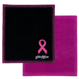 KR Strikeforce Shammy Leather Pad Pink Ribbon * 8" x 7.5" * Highly effective oil removing pad * High density leather on both sides * Restores tacky feel for better ball performance breast cancer