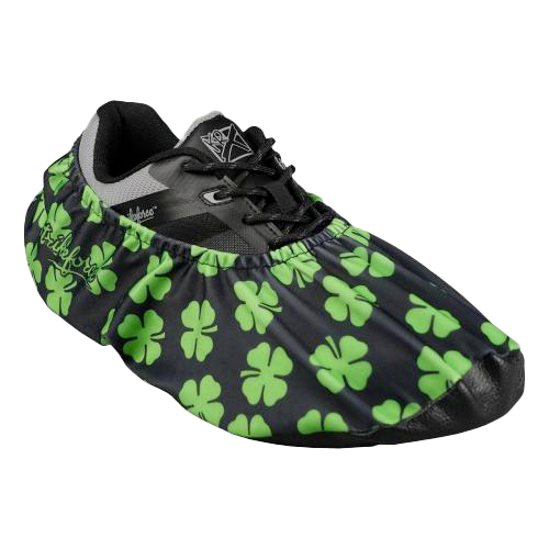 KR Strikeforce Flexx Shoe Cover Shamrock  * Dura Flexx Ultra Stretch material for easy on, easy off * Defends bowling shoes from offensive elements, inside and outside of the bowling center * Waterproof soles * Easily slips over bowling shoes * Sold in pairs * One size fits most