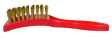 KR Strikeforce Red Shoe Brush * Compact design fits easily in bowling bag. * Rugged, stiff brass bristles are perfect for bringing the sliding sole back to proper condition to ensure a smooth slide to the foul line. *  *  *  * 