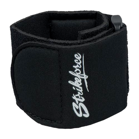 KR Strikeforce Flexx Wrist Support * Versatile Neoprene construction helps to relieve tendonitis pain * Holds warmth to keep muscles loose * Color: Black * One size