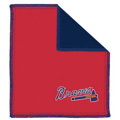 MLB Shammy Atlanta Braves * Ultimate oil removing pad * Leather on both sides * Restores tacky feel for better ball performance * Embroidered logos * 8 x 7.5