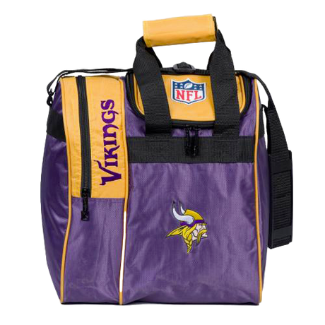 NFL Minnesota Vikings Single Tote Bowling Bag