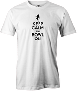 keep-calm-and-bowl-on bowling-ball-logo-tee-shirt-bowler-tshirt league tournament 