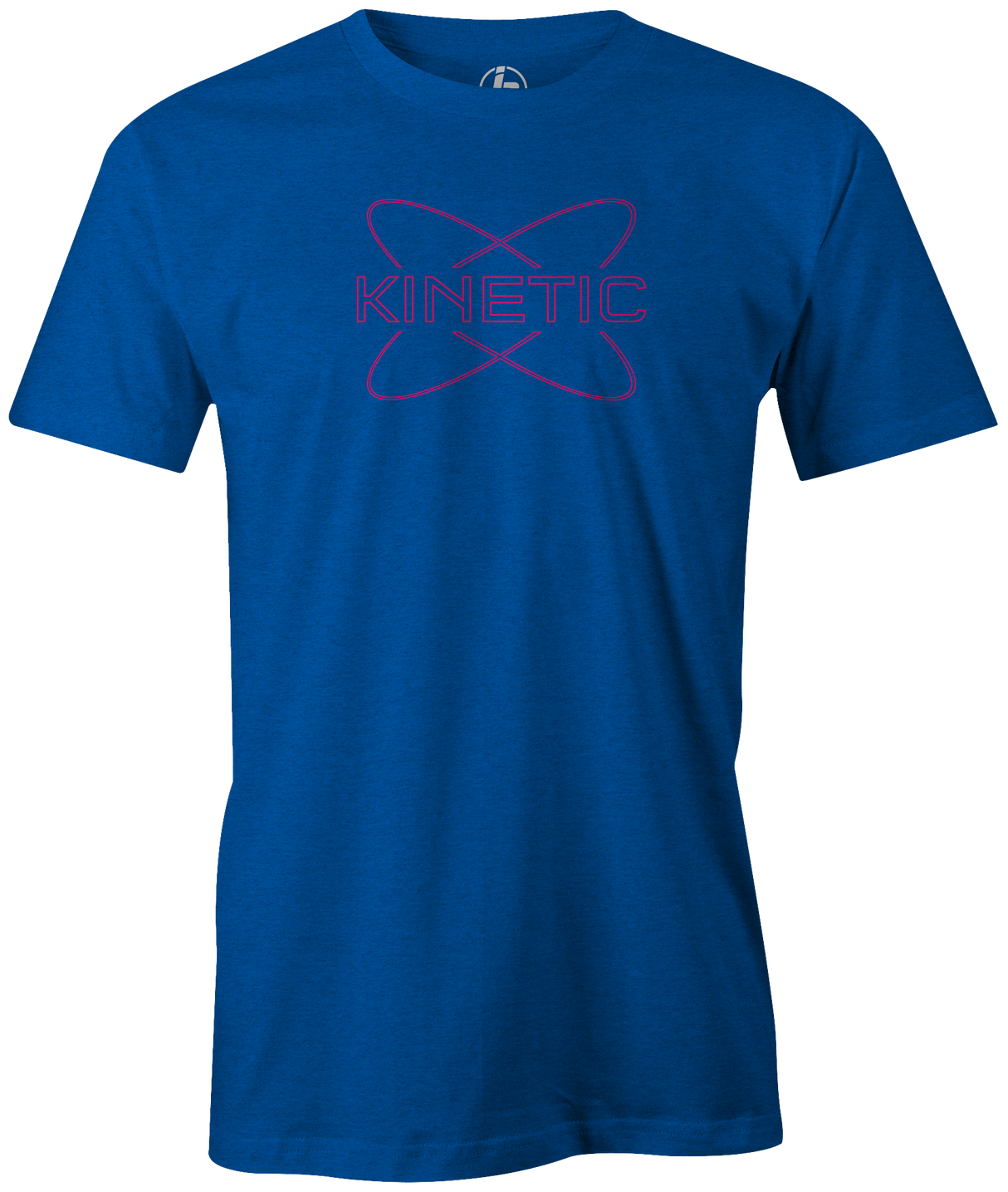 Need more energy when you bowl? Get the juices flowing in this Track Kinetic Cobalt Tee. This awesome bowling shirt is the perfect gift for any track fan or long time bowler. Hit the lanes in this tee and throw some strikes!  Tshirt, tee, tee-shirt, tee shirt, Pro shop. League bowling team shirt. PBA. PWBA. USBC. Junior Gold. Youth bowling. Tournament t-shirt. Men's. Bowling Ball. Track bowling. Smart bowling. 