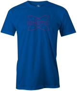 Need more energy when you bowl? Get the juices flowing in this Track Kinetic Cobalt Tee. This awesome bowling shirt is the perfect gift for any track fan or long time bowler. Hit the lanes in this tee and throw some strikes!  Tshirt, tee, tee-shirt, tee shirt, Pro shop. League bowling team shirt. PBA. PWBA. USBC. Junior Gold. Youth bowling. Tournament t-shirt. Men's. Bowling Ball. Track bowling. Smart bowling. 
