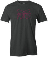 Need more energy when you bowl? Get the juices flowing in this Track Kinetic Cobalt Tee. This awesome bowling shirt is the perfect gift for any track fan or long time bowler. Hit the lanes in this tee and throw some strikes!  Tshirt, tee, tee-shirt, tee shirt, Pro shop. League bowling team shirt. PBA. PWBA. USBC. Junior Gold. Youth bowling. Tournament t-shirt. Men's. Bowling Ball. Track bowling. Smart bowling. 
