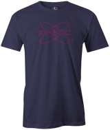 Need more energy when you bowl? Get the juices flowing in this Track Kinetic Cobalt Tee. This awesome bowling shirt is the perfect gift for any track fan or long time bowler. Hit the lanes in this tee and throw some strikes!  Tshirt, tee, tee-shirt, tee shirt, Pro shop. League bowling team shirt. PBA. PWBA. USBC. Junior Gold. Youth bowling. Tournament t-shirt. Men's. Bowling Ball. Track bowling. Smart bowling. 