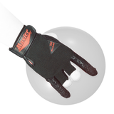 Master Bowling Glove Comfort and added grip is what you'll find with our Master Bowling Glove. This thoughtfully designed glove combines a flexible fit with a breathable elastic fabric, the perfect combination for bowlers looking for added traction and durability. Long-lasting supergrip fabric on palm extends around index finger for maximum contact. 