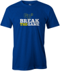Game Breaker Bowling T-Shirt Ebonite GB3 tee Blue