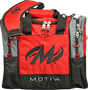 Motiv Shock 1 Ball Single Tote Fire Red Bowling Bag suitcase league tournament play sale discount coupon online pba tour