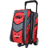 Motiv Vault 2 Ball Double Roller Fire Red Bowling Bag suitcase league tournament play sale discount coupon online pba tour