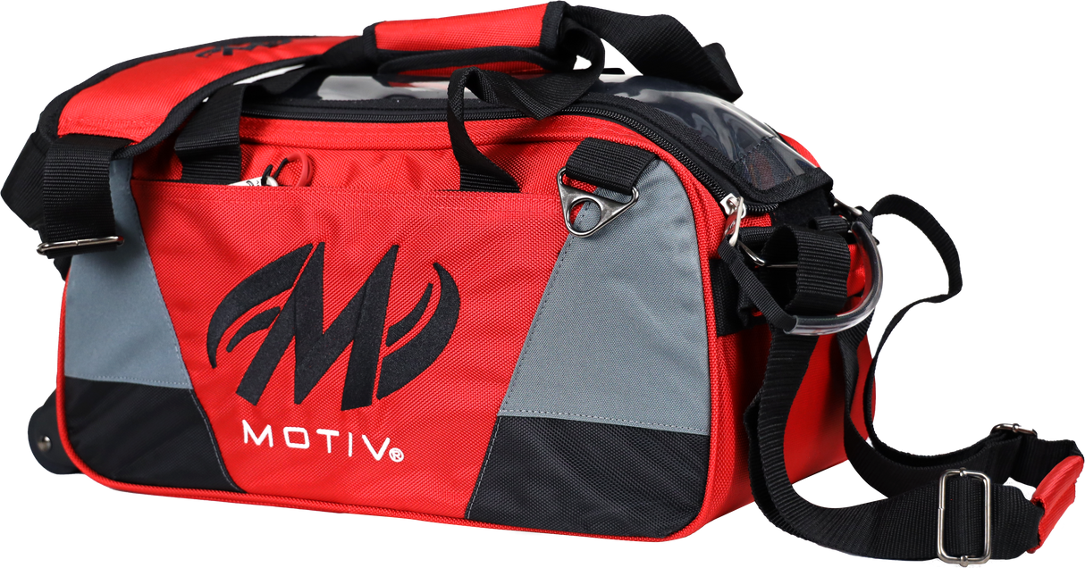 Copy of Motiv Ballistix 2 Ball Double Tote Fire Red Bowling Bag suitcase league tournament play sale discount coupon online pba tour